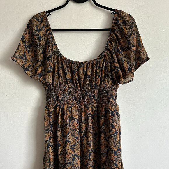 Eliza Smocked Mini Flare Dress - Picture 10 of 12